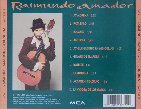 Raimundo Amador - Gerundina (CD, Album) - Image 3
