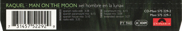 Raquel* - Man On The Moon (El Hombre En La Luna) (CD, Maxi) - Image 3
