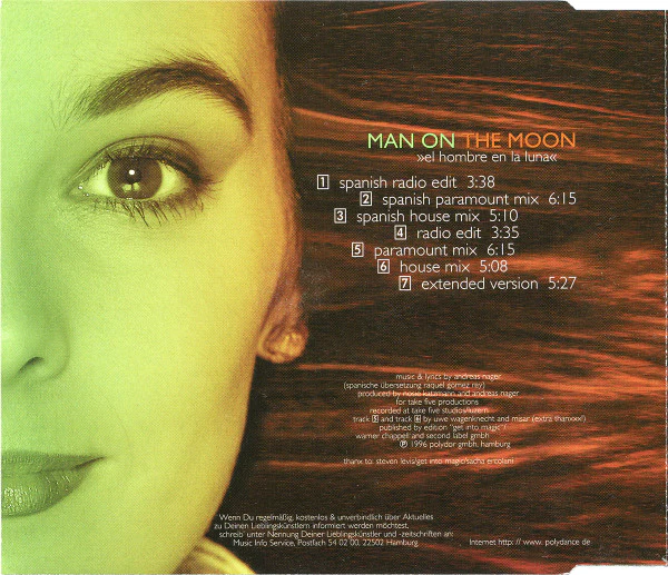 Raquel* - Man On The Moon (El Hombre En La Luna) (CD, Maxi) - Image 4