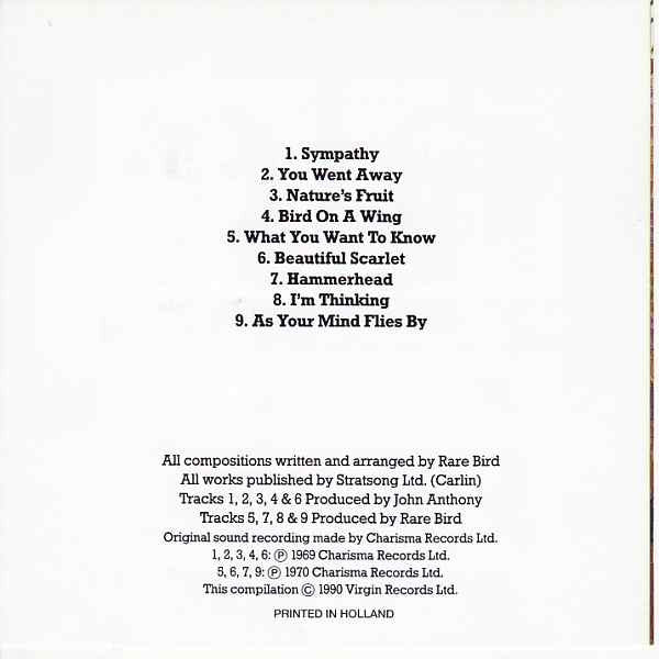 Rare Bird - Sympathy (CD, Comp, RE) - Image 3