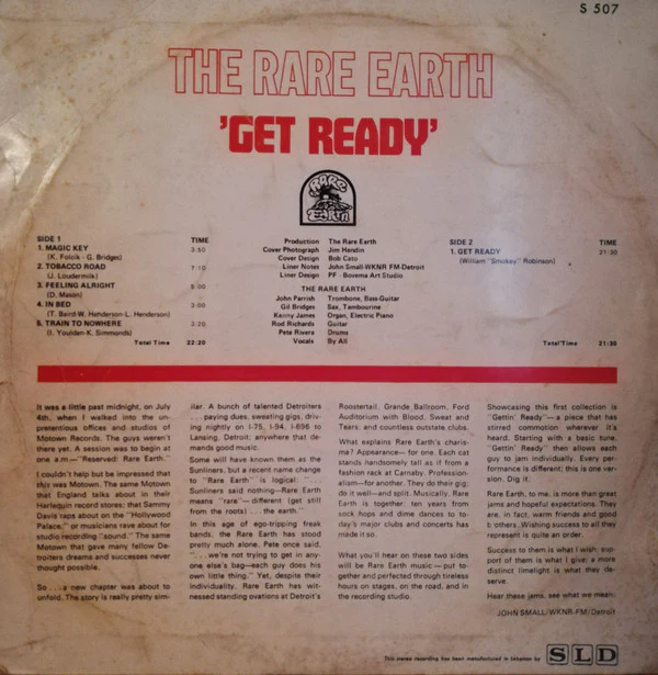 Rare Earth - Get Ready (LP, Album)