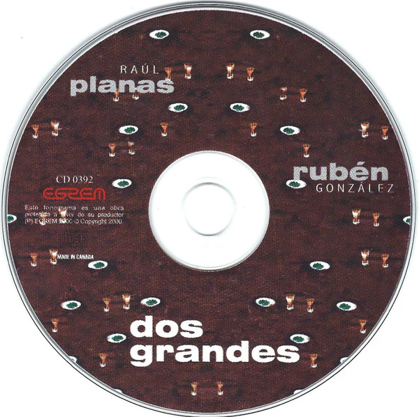 Raúl Planas & Rubén González Con Enrique Jorrin Y Su Orquesta - Dos Grandes (CD, Album) - Image 4