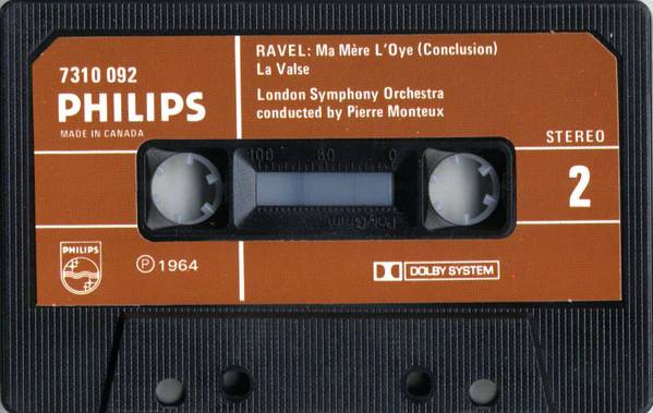 Ravel* : London Symphony Orchestra, Pierre Monteux - Bolero, "Ma Mère L'Oye" / La Valse (Cass, Album, RE, Dol) - Image 4
