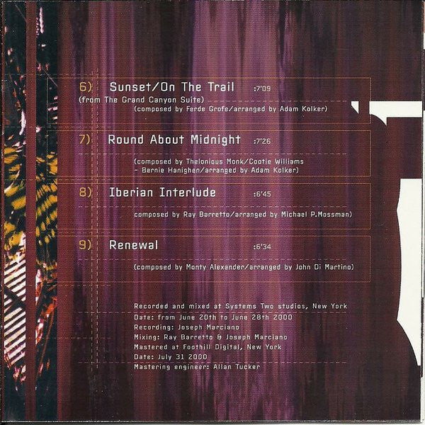 Ray Barretto & New World Spirit Featuring James Moody & Los Papines - Trancedance (CD) - Image 4
