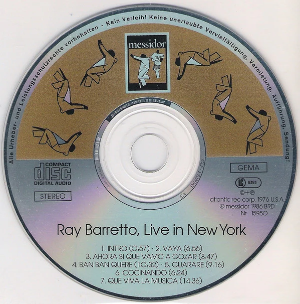 Ray Barretto - Tomorrow: Barretto Live (CD, Album, RE) - Image 3