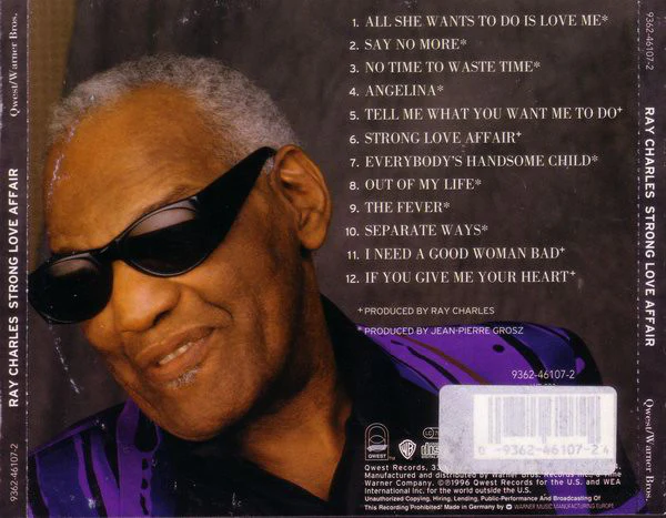 Ray Charles - Strong Love Affair (CD, Album) - Image 3