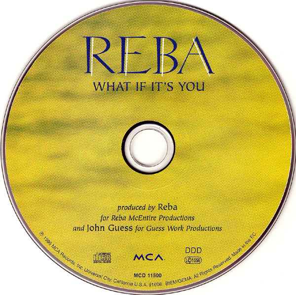 Reba McEntire - What If Its You (CD, Album) - Image 3