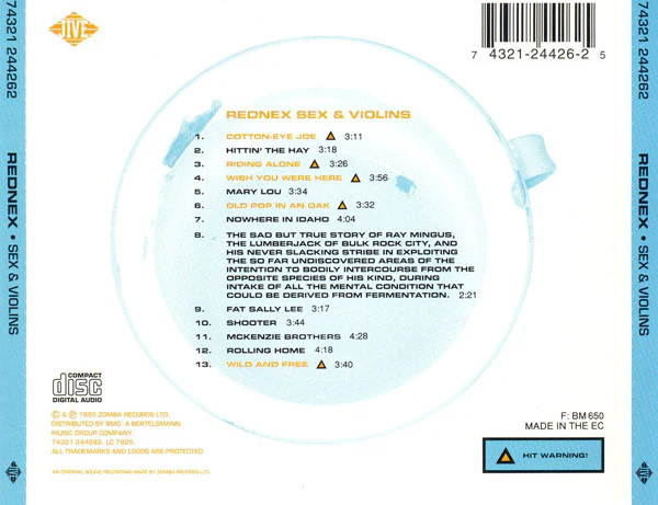 Rednex - Sex & Violins (CD, Album) - Image 2