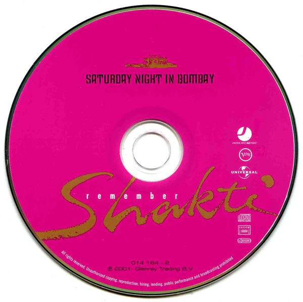 Remember Shakti* - Saturday Night In Bombay (CD, Album) - Image 3