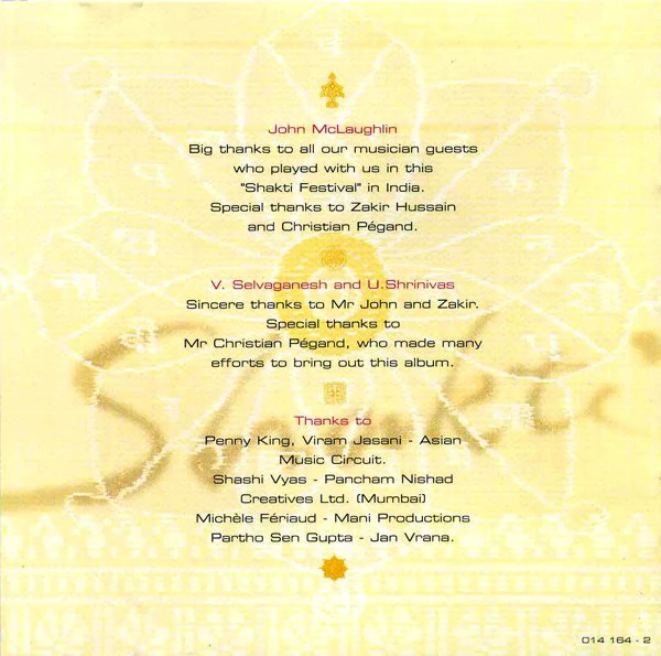 Remember Shakti* - Saturday Night In Bombay (CD, Album) - Image 4
