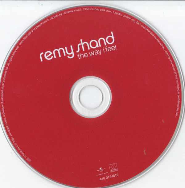 Remy Shand - The Way I Feel (CD, Album) - Image 3