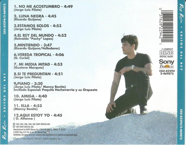 Rey Ruiz - Exitos Del Rey (CD, Comp) - Image 4