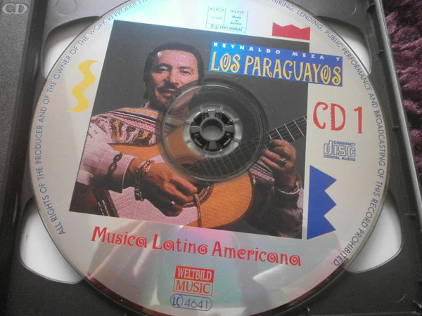 Reynaldo Meza Y Los Paraguayos - Musica Latina Americana (2xCD, Comp) - Image 3
