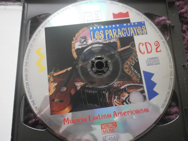 Reynaldo Meza Y Los Paraguayos - Musica Latina Americana (2xCD, Comp) - Image 4