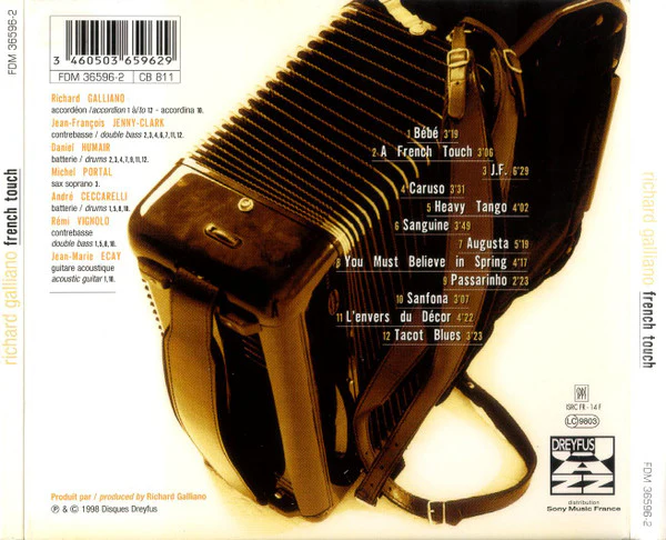 Richard Galliano - French Touch (CD, Album) - Image 2