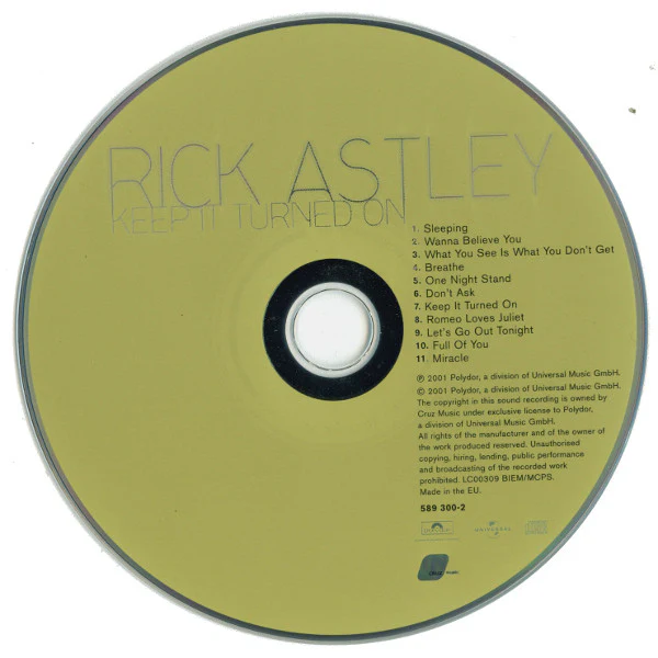 Rick Astley - Keep It Turned On (CD, Album) - Image 3