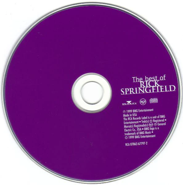 Rick Springfield - The Best Of Rick Springfield (CD, Comp, RM) - Image 3