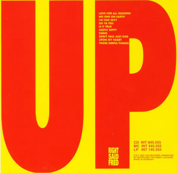 Right Said Fred - Up (CD, Album) - Image 2