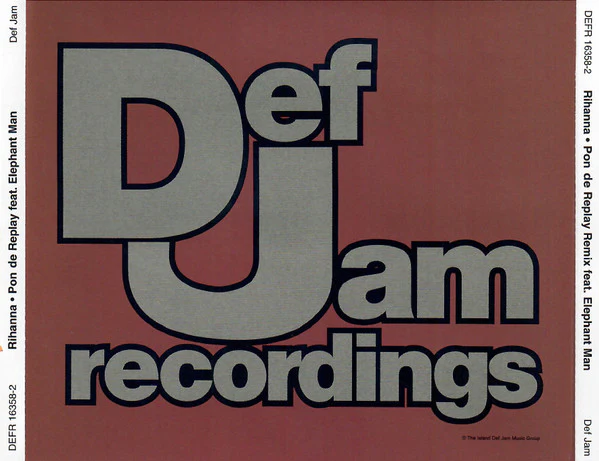 Rihanna Feat. Elephant Man - Pon De Replay (Remix) (CD, Promo) - Image 3