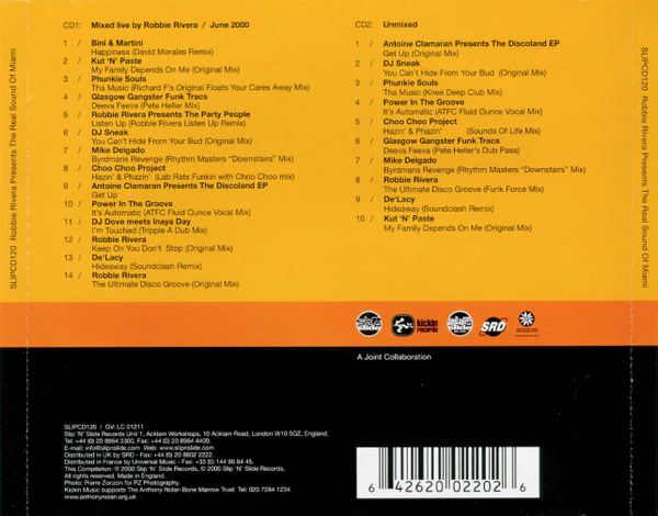 Robbie Rivera - The Real Sound Of Miami (CD, Comp, Mixed + CD, Comp) - Image 2