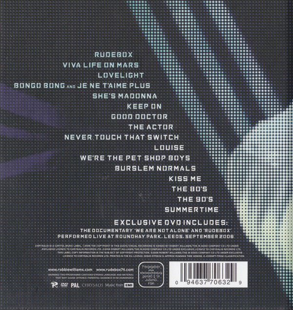 Robbie Williams - Rudebox (CD, Album, Enh + DVD-V, PAL + S/Edition) - Image 2