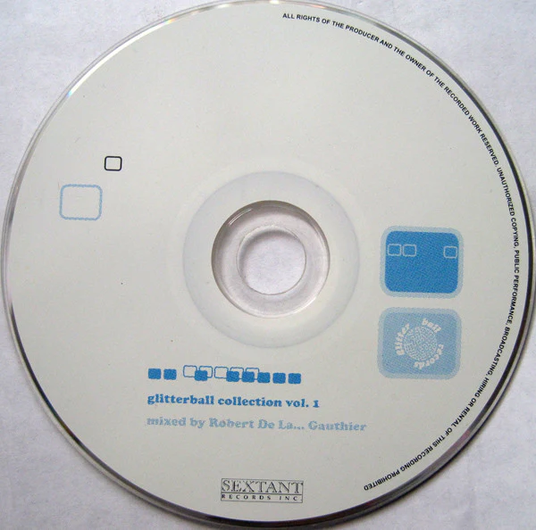Robert De La... Gauthier - Glitterball Collection Vol. 1 (CD, Comp, Mixed) - Image 3