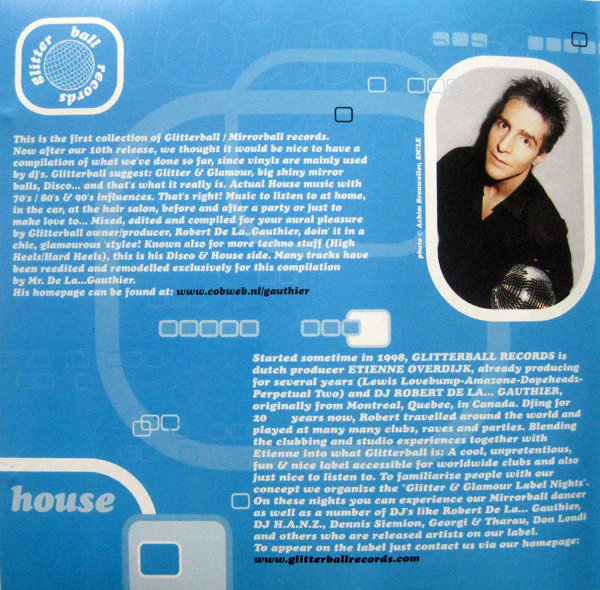 Robert De La... Gauthier - Glitterball Collection Vol. 1 (CD, Comp, Mixed) - Image 4