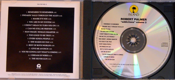 Robert Palmer - "Addictions" Volume 2 (CD, Comp) - Image 2