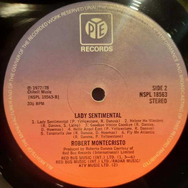 Roberto Montecristo - Lady Sentimental (LP) - Image 4