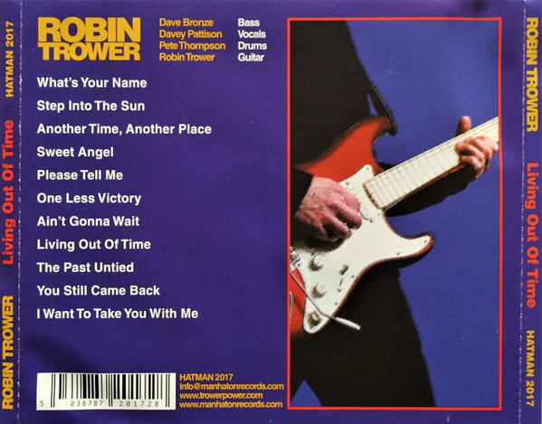 Robin Trower - Living Out Of Time (CD, Album) - Image 2