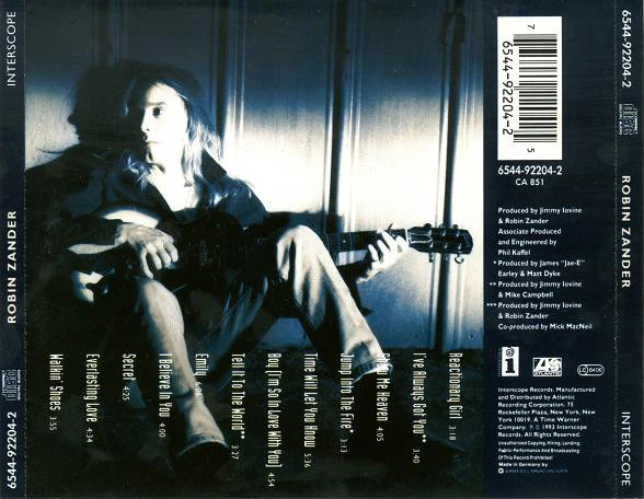 Robin Zander - Robin Zander (CD, Album) - Image 2