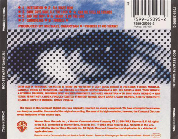 Rod Stewart - Camouflage (CD, Album) - Image 2