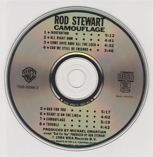 Rod Stewart - Camouflage (CD, Album) - Image 3