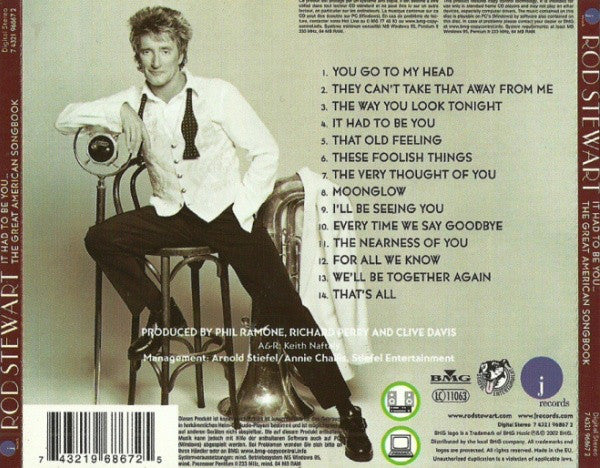 Rod Stewart - It Had To Be You... The Great American Songbook (CD, Album, Copy Prot.) - Image 2