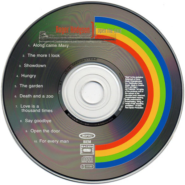 Roger Hodgson - Open The Door (CD, Album) - Image 2