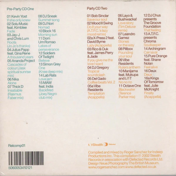 Roger Sanchez - Release Yourself (Ibiza 2002) (2xCD, Mixed) - Image 2