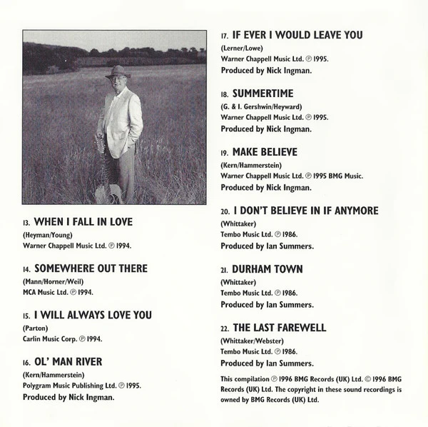Roger Whittaker - A Perfect Day (Greatest Hits & More) (CD, Comp) - Image 5