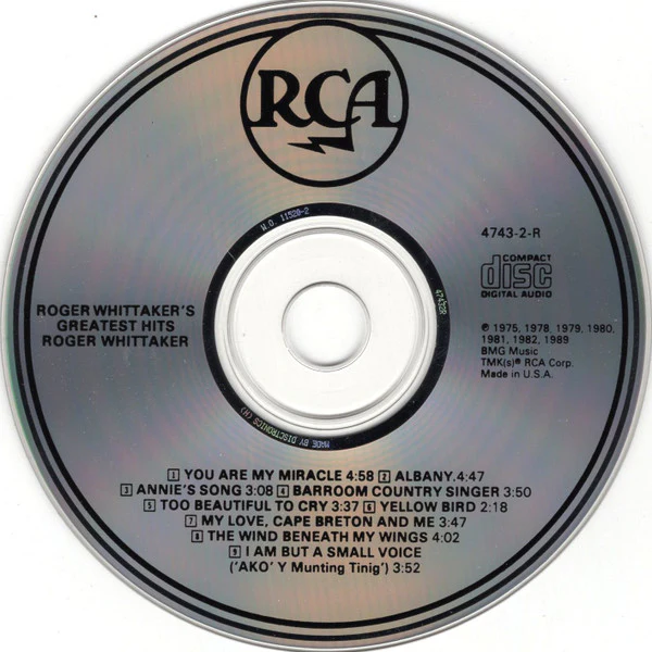 Roger Whittaker - Greatest Hits (CD, Comp, RM) - Image 3