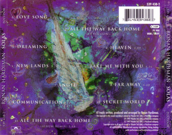 Ronan Hardiman - Solas (CD, Album) - Image 2