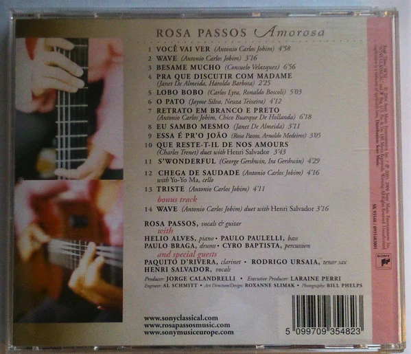 Rosa Passos - Amorosa (CD, Album) - Image 2