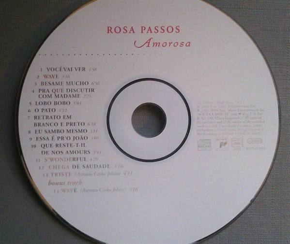 Rosa Passos - Amorosa (CD, Album) - Image 3
