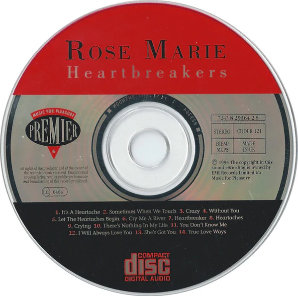 Rose-Marie* - Heartbreakers (CD) - Image 3