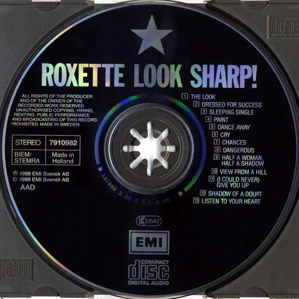 Roxette - Look Sharp! (CD, Album) - Image 3