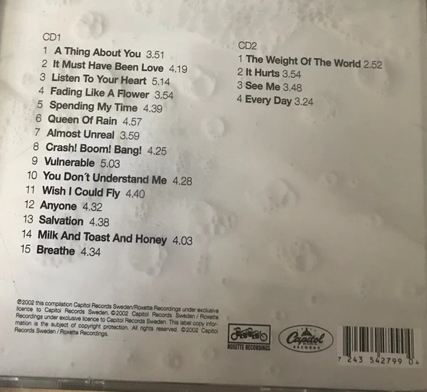Roxette - The Ballad Hits (CD, Comp, Copy Prot. + CD, EP, Copy Prot. + Ltd) - Image 2