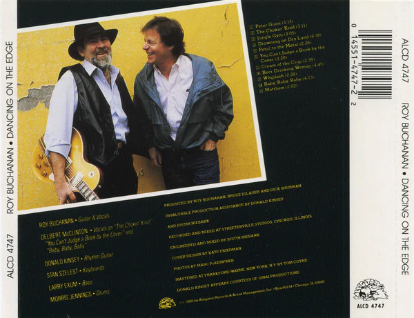 Roy Buchanan - Dancing On The Edge (CD, Album) - Image 2