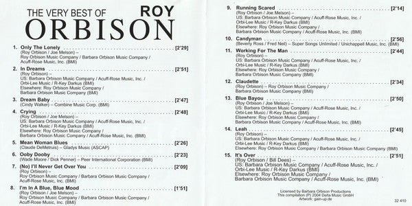 Roy Orbison - The Very Best Of Roy Orbison Only The Lonely (CD, Comp) - Image 5