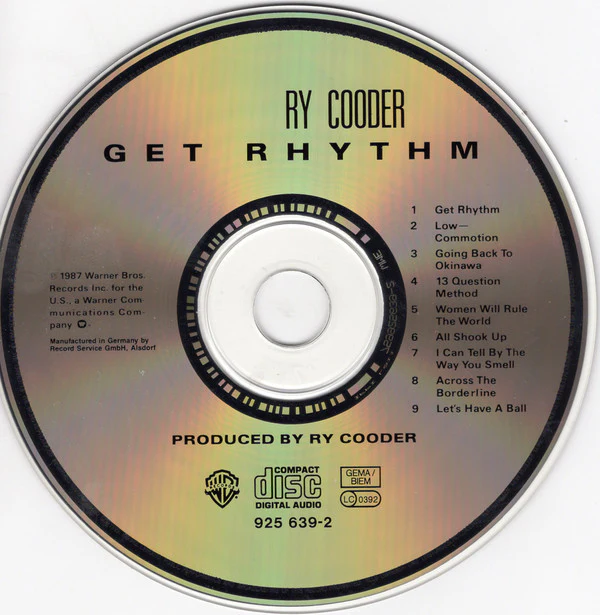 Ry Cooder - Get Rhythm (CD, Album, RP) - Image 3