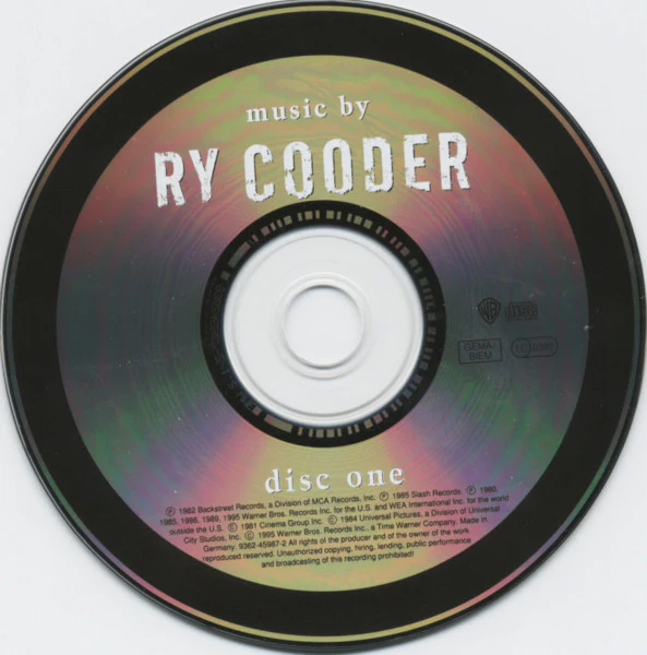 Ry Cooder - Music By Ry Cooder (2xCD, Comp) - Image 2