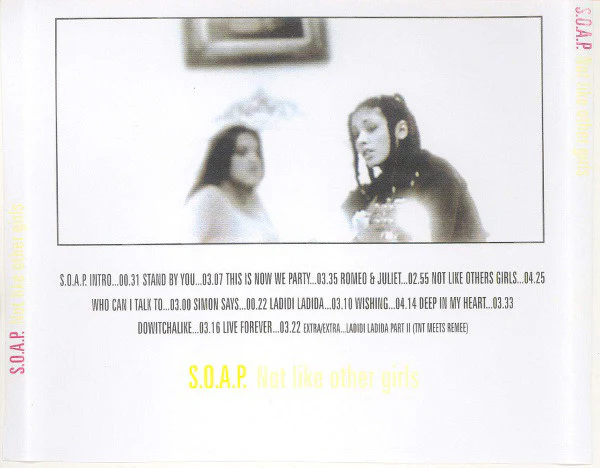 S.O.A.P. - Not Like Other Girls (CD, Album) - Image 2