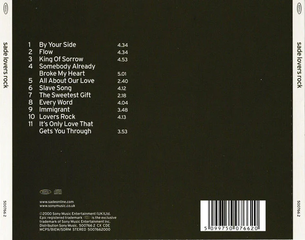 Sade - Lovers Rock (CD, Album) - Image 2